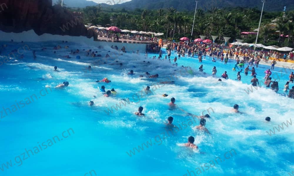 海南三亚梦幻水上乐园造浪池 海南三亚梦幻水上乐园造浪池